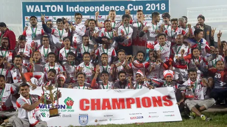 স্বাধীনতা কাপে চ্যাম্পিয়ন বসুন্ধরা কিংস