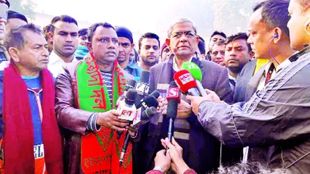 সরকার নির্বাচনের নামে তামাশা করছে : ফখরুল