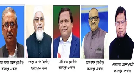 জামালপুরের পাঁচ আসনেই জয়ী আ’লীগ