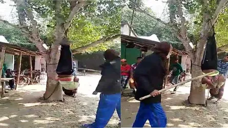 যুবককে গাছে ঝুলিয়ে নির্যাতন করলেন আওয়ামী লীগ নেতা