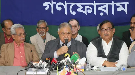 নির্দলীয় সরকারের অধীনে নির্বাচন না হলে গণআন্দোলন : ড. কামাল