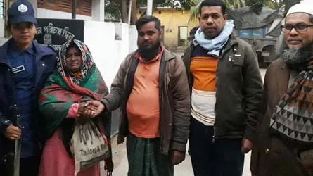 অবশেষে রাস্তা থেকে সন্তানের ঘরে ঠাঁই হলো ষাটোর্ধ্ব মর্জিনার