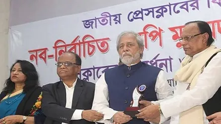 শফিকুর রহমান এমপিকে প্রেসক্লাবের সংবর্ধনা