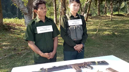 রাঙ্গামাটিতে সেনা অভিযানে আরাকান লিবারেশন পার্টির ২ সদস্য অস্ত্রসহ আটক