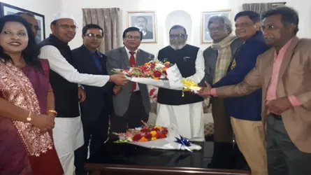 মুক্তিযুদ্ধ বিষয়ক মন্ত্রীকে গাজীপুর বঙ্গবন্ধু পরিষদের শুভেচ্ছা