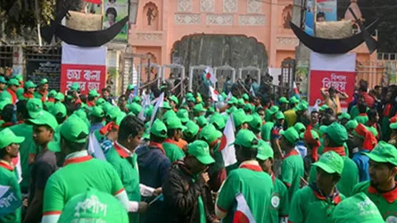 আ’লীগের বিজয় সমাবেশ শুরু আড়াইটায়