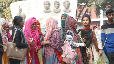 নবীনদের আগমনে পরিপূর্ণ রাবি ক্যাম্পাস