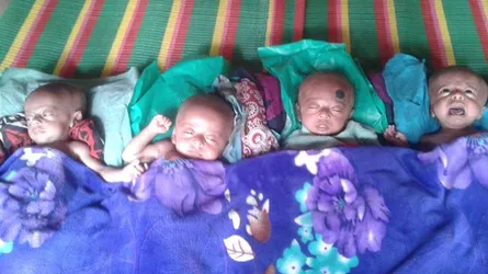 একসাথে চার সন্তান, উৎসবের পিঠে উৎকণ্ঠা