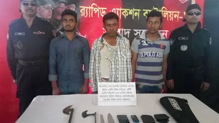 গাজীপুরে ৩ ভুয়া পুলিশ গ্রেফতার; অস্ত্র ও গাড়ি উদ্ধার