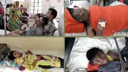 নড়াইলে গ্যাসের চুলার আগুনে শিশু ও নারীসহ দগ্ধ ৮