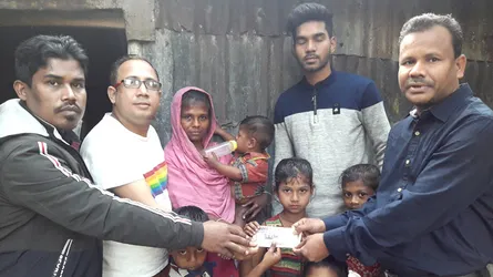 নয়া দিগন্ত অনলাইনে সংবাদ প্রকাশের পর আর্থিক সাহায্য পেয়েছে শিশু সুখী