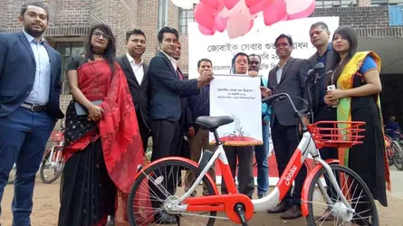 শাবিতে জোবাইকের বাইসাইকেল সেবা চালু