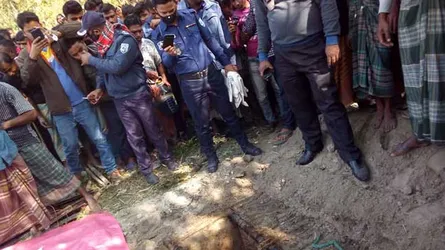 স্ত্রীর অবৈধ সম্পর্কের জেরে হত্যার অভিযোগ : ৩ মাস পর কবর থেকে লাশ উত্তোলন