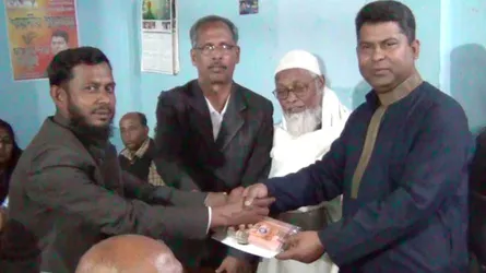 বদলগাছীতে মুক্তিপ্রাপ্ত নেতাকর্মীদের সম্মাননা