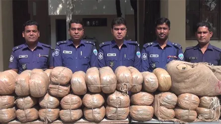 আশুগঞ্জে ১৩০ কেজি গাঁজাসহ প্রাইভেটকার আটক