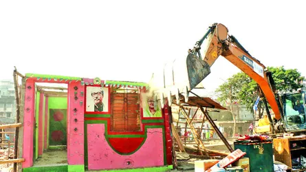 ঢাকার চারপাশের নদী তীরবর্তী স্থাপনা উচ্ছেদ অভিযান কালও চলবে