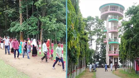 ভ্রমণপিপাসুদের আগমনে মুখরিত সীমান্তের গজনী অবকাশ কেন্দ্র
