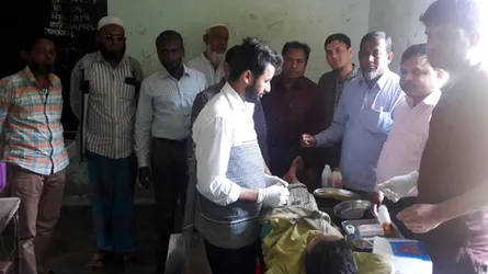 দাগনভূঞায় বিনামূল্যে ৫০ শিশুর খৎনা