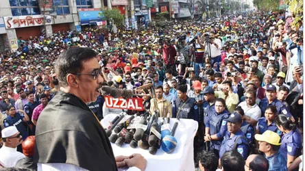 আজ থেকে সন্ত্রাস চাঁদাবাজ মাদকের বিরুদ্ধে যুদ্ধ ঘোষনা করলাম : শামীম ওসমান