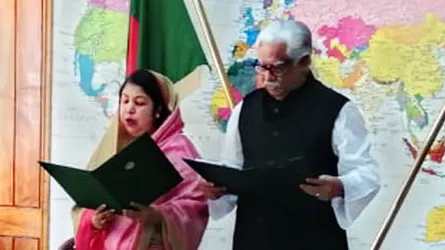 শপথ নিলেন সুলতান মনসুর