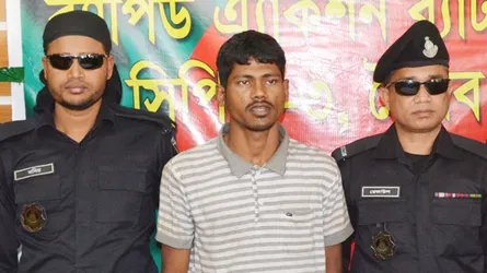 শ্যালক হত্যাকারী দুলাভাই র‌্যাবের হাতে আটক
