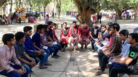 পুনরায় ডাকসু নির্বাচনের দাবি রাকসু আন্দোলন মঞ্চ