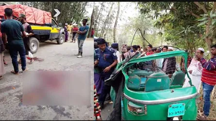 সিএনজি-পিকআপ মুখোমুখি সংঘর্ষে নিহত ২, আহত ৪