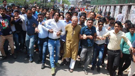 রাজধানীতে বিএনপির বিক্ষোভ মিছিল