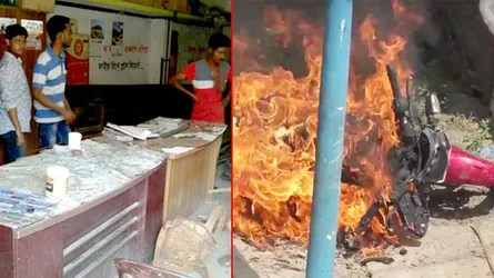 আ’লীগের দুই গ্রুপে ব্যাপক সংঘর্ষ, অগ্নিসংযোগ