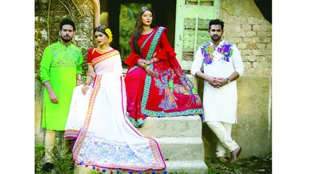 পোশাকে বৈশাখ