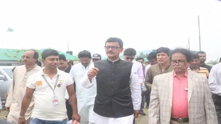শিমুলিয়া-কাঠাঁলবাড়ি ফেরী ও নৌরুটের নাব্যতা পরিদর্শণে নৌপরিবহন প্রতিমন্ত্রী