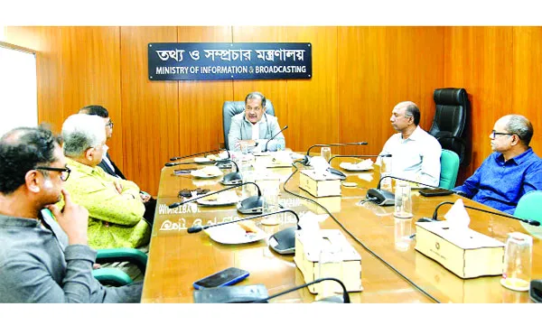গণমাধ্যমে পেশাদারিত্ব নিশ্চিত করতে হবে :   	তথ্যমন্ত্রী