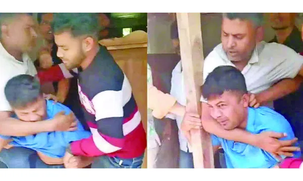 উজিরপুরে  শিক্ষককে পেটালেন স্বেচ্ছাসেবক দলের নেতা