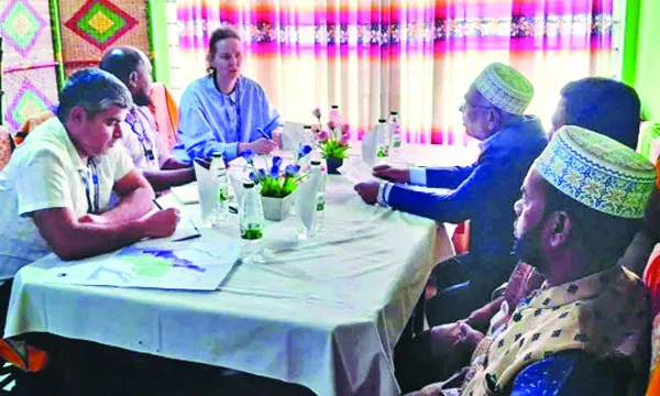 ইইউ প্রতিনিধিদলের সাথে বরগুনায়  বিএনপি-জামায়াত প্রার্থীদের বৈঠক