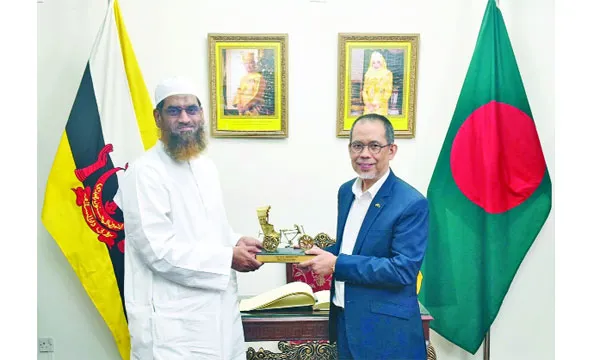 ব্রুনাই রাষ্ট্রদূতের সাথে মামুনুল হকের সৌজন্য সাক্ষাৎ