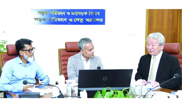 সড়ক ও সেতুমন্ত্রীর সাথে জাইকা প্রেসিডেন্টের সৌজন্য সাক্ষাৎ