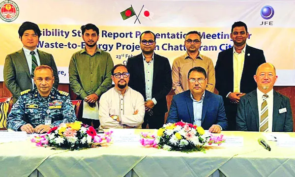 জাপানি সহায়তায় বর্জ্য থেকে ১২ মেগাওয়াট বিদ্যুৎ উৎপাদন করা হবে : চসিক মেয়র
