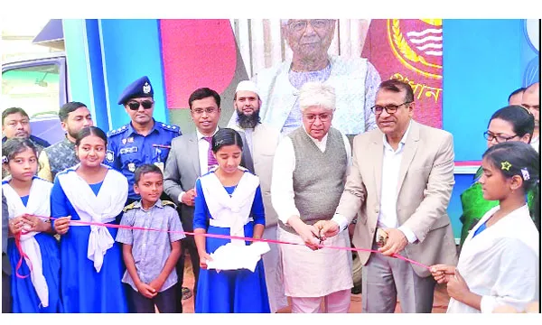 কুলিয়ারচরে ভোটের গাড়ির কার্যক্রম উদ্বোধন