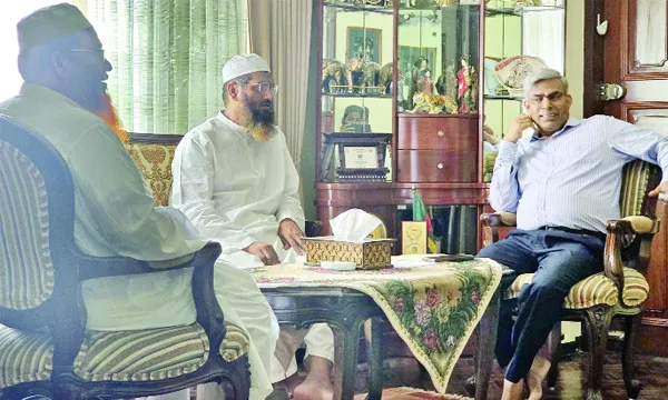 নেপালে রাষ্ট্রদূতের আমন্ত্রণে মামুনুল হকের সৌজন্য সাক্ষাৎ