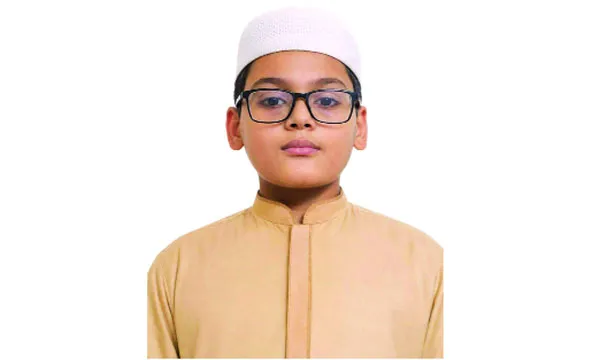 ১১ বছর বয়সেই হাফেজ আবদুল্লাহ আল রাইয়ান