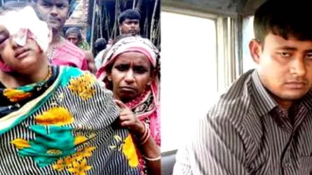 বিদেশ যাওয়ার টাকা না দেয়ায় স্ত্রীর উপর স্বামীর বর্বর নির্যাতন