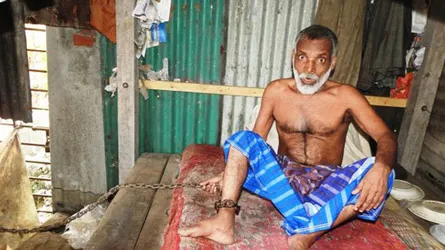 ৩০ বছর ধরে শিকল-বন্দি রামকৃষ্ণ শাহা