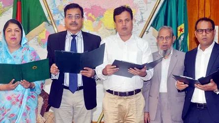 সংসদে শপথ নিলেন বিএনপির ৪ জন