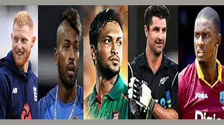 আসন্ন বিশ্বকাপে স্পট লাইটে থাকা পাঁচ অলরাউন্ডার