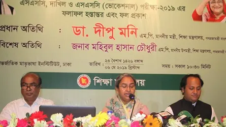 এসএসসি ও সমমানের পরীক্ষার ফল প্রকাশ