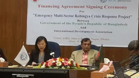 রোহিঙ্গা সংকট মোকাবেলায় ১৩ শ' ৮২ কোটি টাকা দিচ্ছে বিশ্বব্যাংক