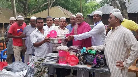 সৈয়দপুর অগ্নিকাণ্ডে ক্ষতিগ্রস্তদের মাঝে জেলা বিএনপির ত্রাণ সামগ্রী বিতরণ