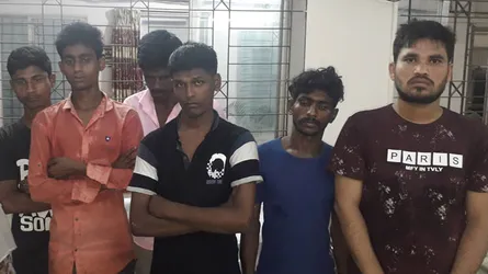 নারায়ণগঞ্জে নারীসহ ৭ ছিনতাইকারী গ্রেফতার