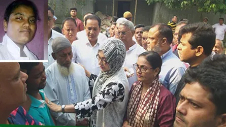 তানিয়ার পরিবারের পাশে আফরোজা আব্বাস : খালেদা ও তারেকের নির্দেশে এসেছি