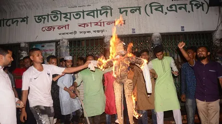 আহ্বায়ক কমিটির প্রথম সভা শেষে ফের বগুড়া জেলা বিএনপির কার্যালয়ে তালা